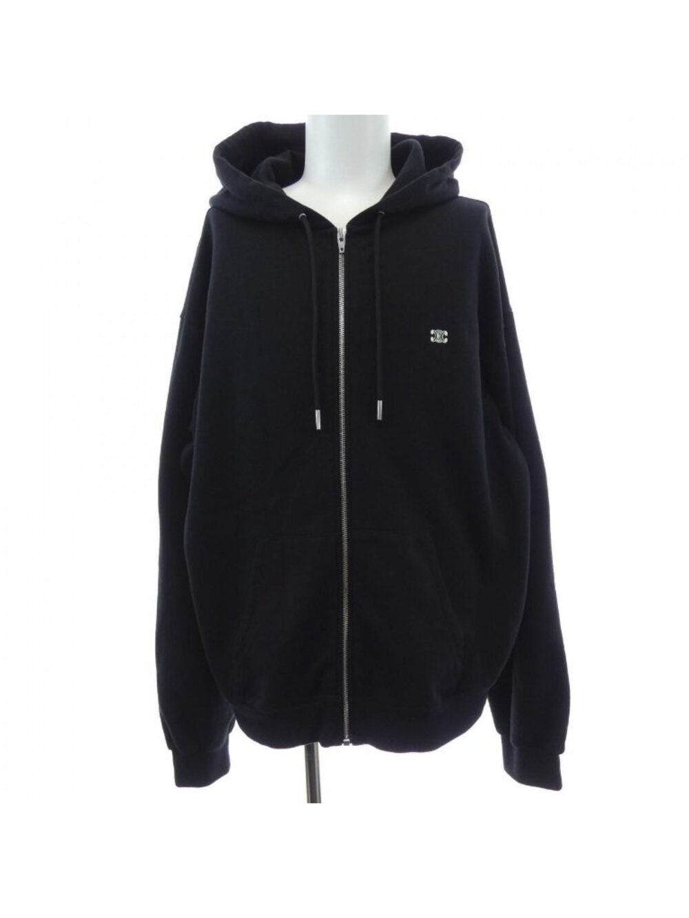 Celine Triomphe Hoodie Black